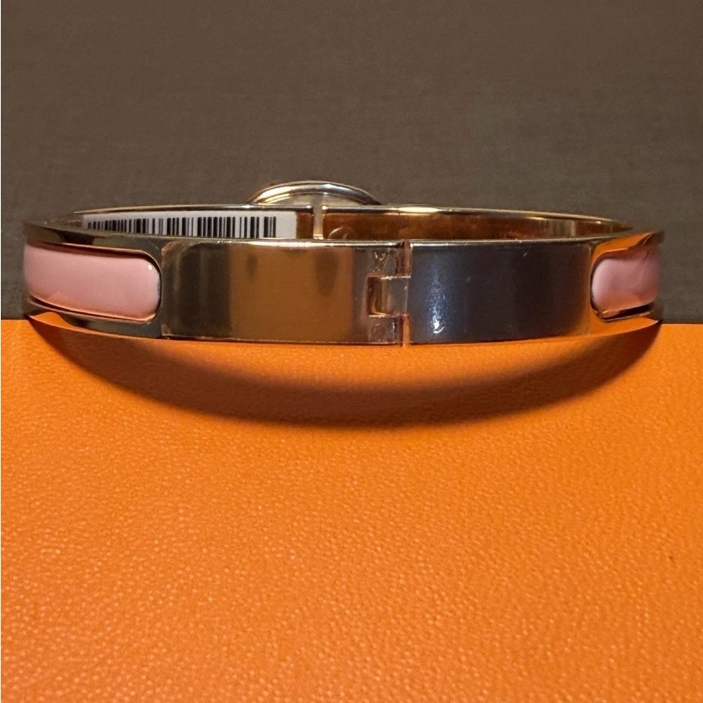 Hermès Mini Clic Chaine d'Ancre bracelet Size PM Rose F1 02 63 - Picture 7 of 16